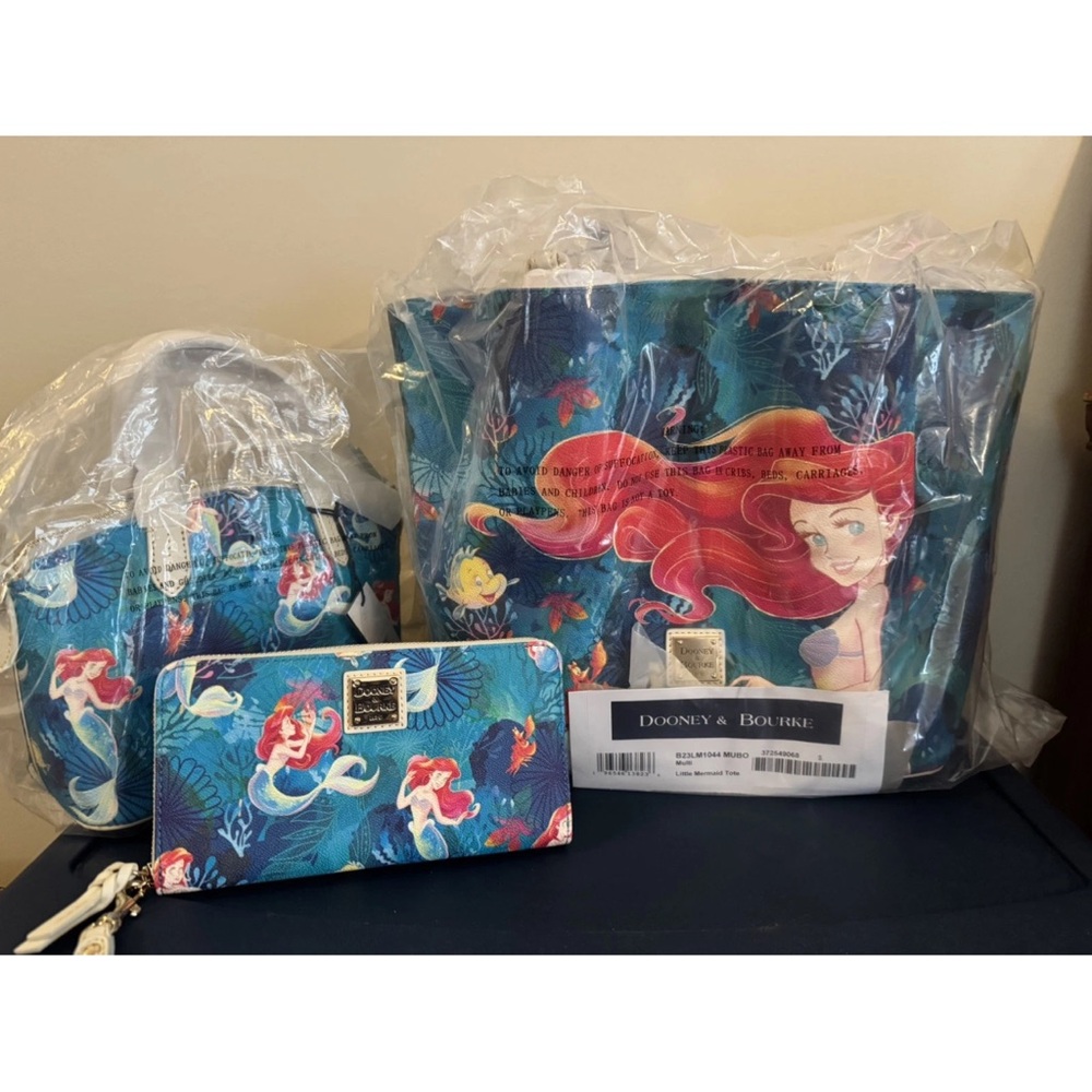 Dooney & Bourke Little Mermaid Blue Collection
